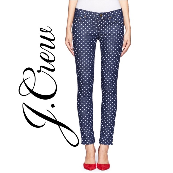 J. Crew | Toothpick Jeans In Polka Dot | Size 29 - Picture 5 of 5